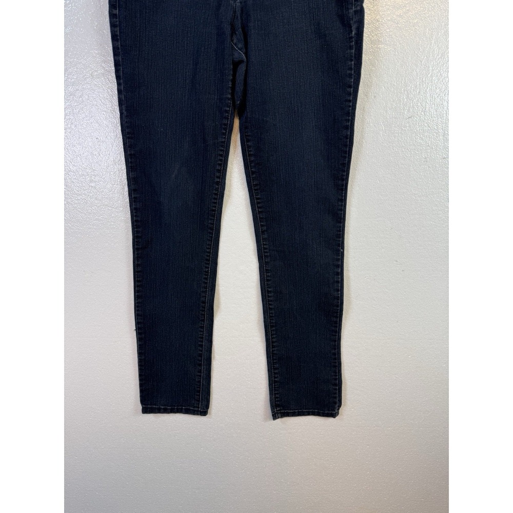 Aphrodite Women's Jeans Juniors Size 9 Blue 30x31 Dark Wash Distressed Made USA - Picture 9 of 9